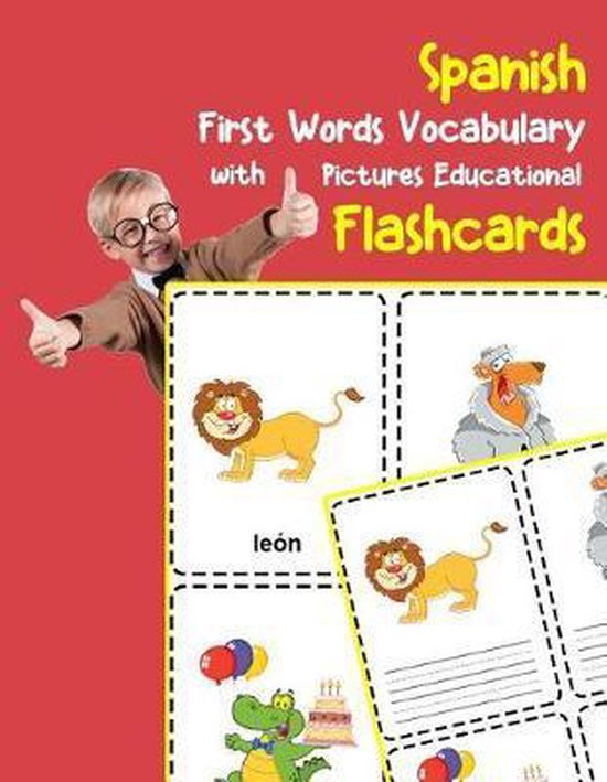 Flashcards for Toddlers- Spanish First Words Vocabulary with Pictures ...