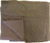 Essenza Leather Sprei (Leather Look) - Tweepersoons - 220x250 cm - Dark Brown