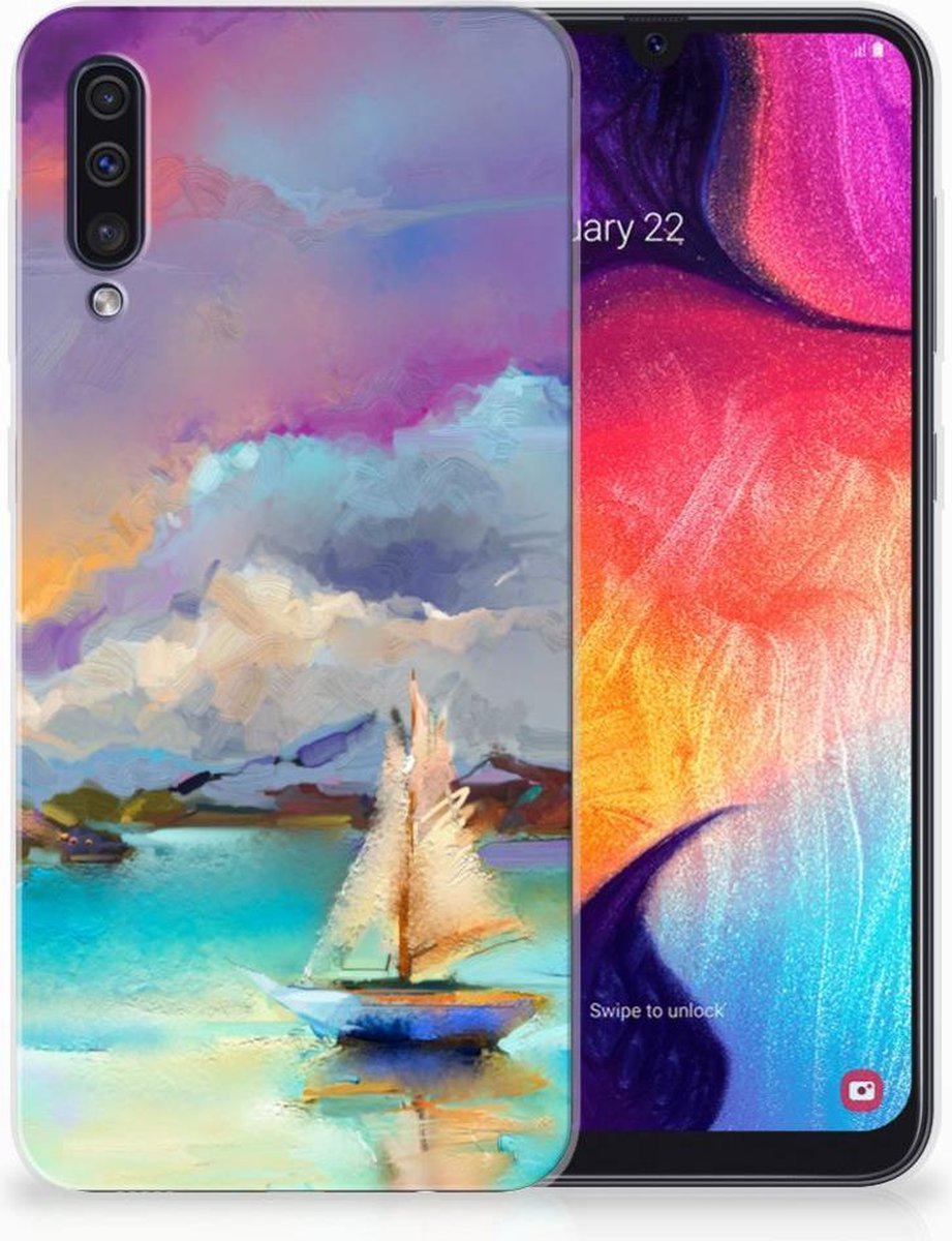Hoesje maken Samsung Galaxy A50 Boat op Prijzenvolger.com