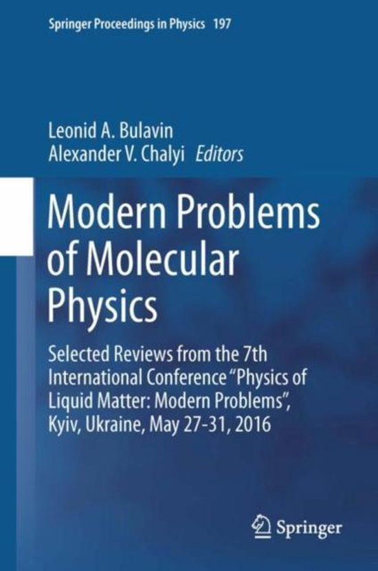 Springer Proceedings in Physics197- Modern Problems of Molec ... - cover