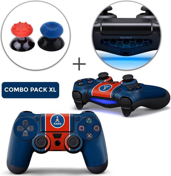Parijs PSG Combo Pack XL - PS4 Controller Skins PlayStation Stickers +  Thumb Grips +... | bol.com