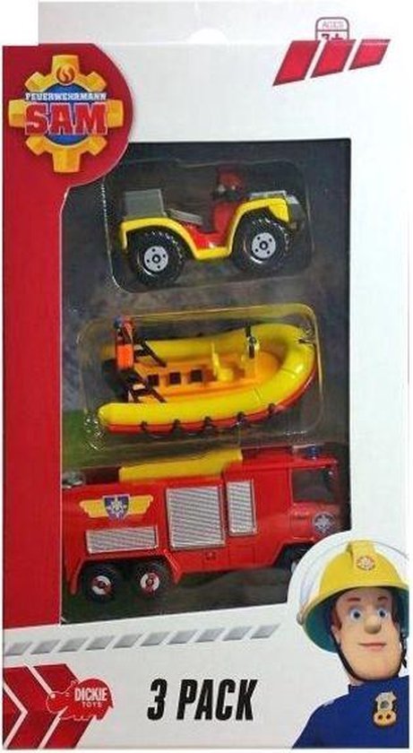 Dankbaar Omdat lastig Brandweerman Sam Voertuig 3-pack - Brandweerman Sam Auto | bol.com