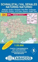 Tabacco Editrice Wandelkaart Dolomiten Blad 04 - Val Senales-Naturno (GPS)