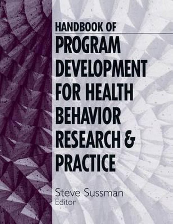 Handbook Of Program Development For Health Behavior Research ... - cover