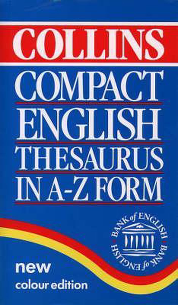 Collins Compact English Thesaurus 9780004702889 Boeken