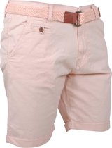 Indicode - Heren Chino met Gratis Riem - Conor - Cameo Rose