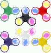 Hand Spinner LED Rood - Fidget Spinner met Licht