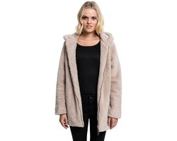 Sherpa dames winter jacket beige - M - Urban Classics