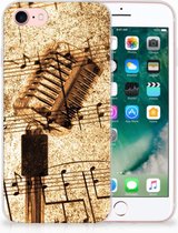 TPU Hoesje Geschikt voor iPhone SE (2020/2022) en Geschikt voor iPhone 8 | 7 Bladmuziek