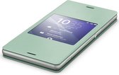 Sony Xperia Z3 Style Cover SCR24 Silver Green