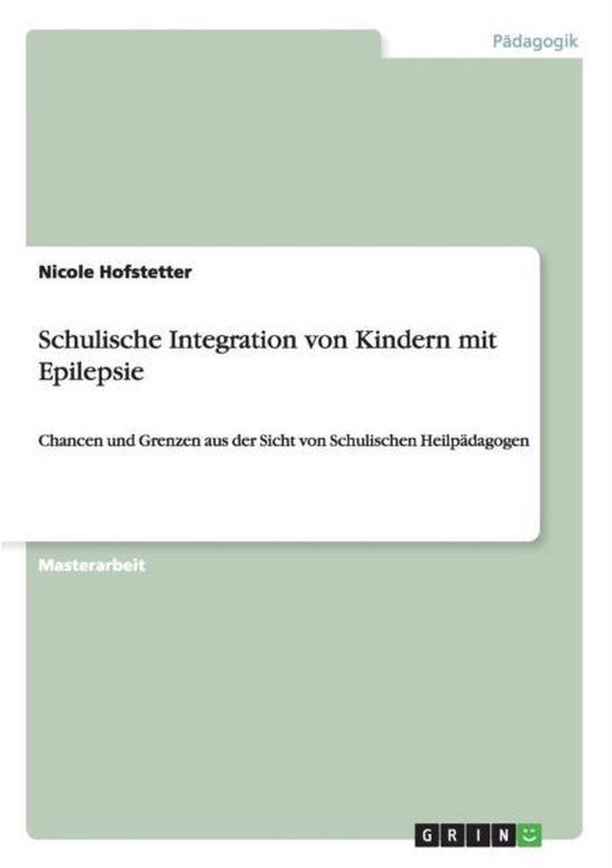 Schulische Integration Von Kindern Mit Epilepsie