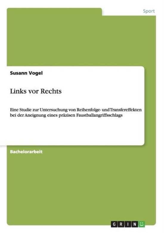 Links vor Rechts - cover