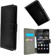 Huawei P8 Wallet Bookcase hoesje Zwart