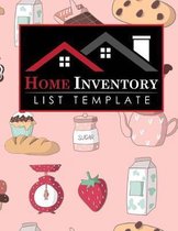 Home Inventory List Template