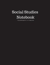 Social Studies Notebook 200 Sheet/400 Pages 8.5 X 11 In.-College Ruled