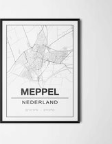 Poster/plattegrond MEPPEL - 30x40cm
