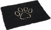 Dirty Dog Droogloopmat Hond - Dierenmat - Zwart - 88 x 68 cm