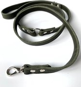 Hondenriem | Handgemaakt | Echt leder | Groen