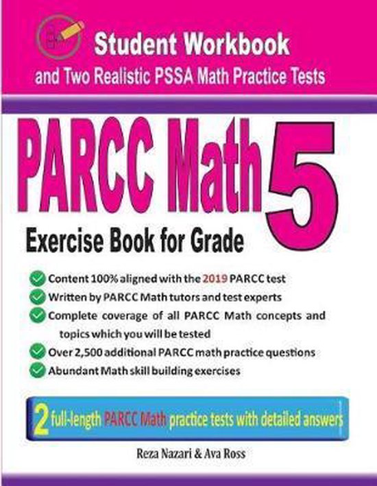 Parcc Math Exercise Book for Grade 5 - cover