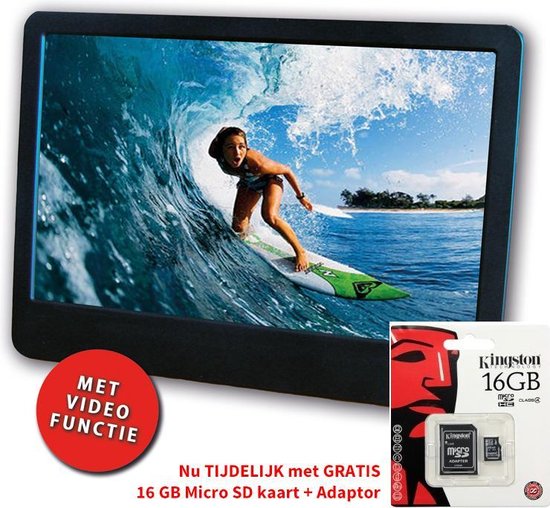 Digitale fotolijst 11 inch met 2K-resolutie en aanraakscherm - Perfect cadeau voor het