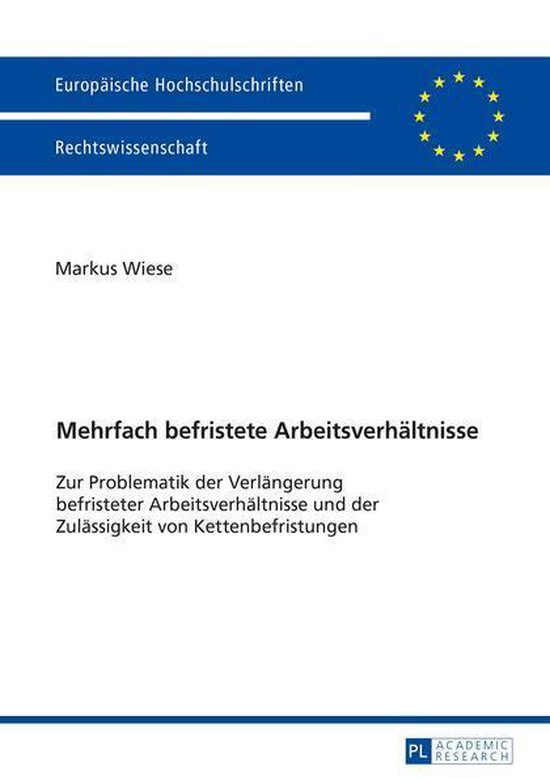 Europaeische Hochschulschriften Recht 5817 - Mehrfach befris ... - cover