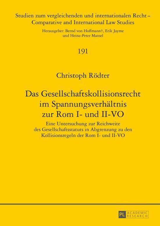 Studien zum vergleichenden und internationalen Recht / Compa ... - cover