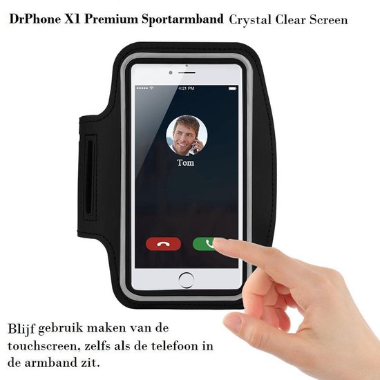 DrPhone Sportarmband - Waterafstotend - Reflecterend - iPhone 6 Plus/ 7 Plus/ 8 Plus/iPhone XS Max /11 Pro Max