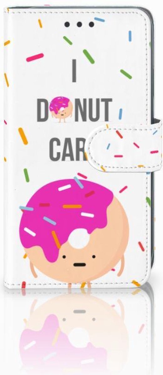 Book Case voor Apple iPhone Xr Book Cover Donut Roze
