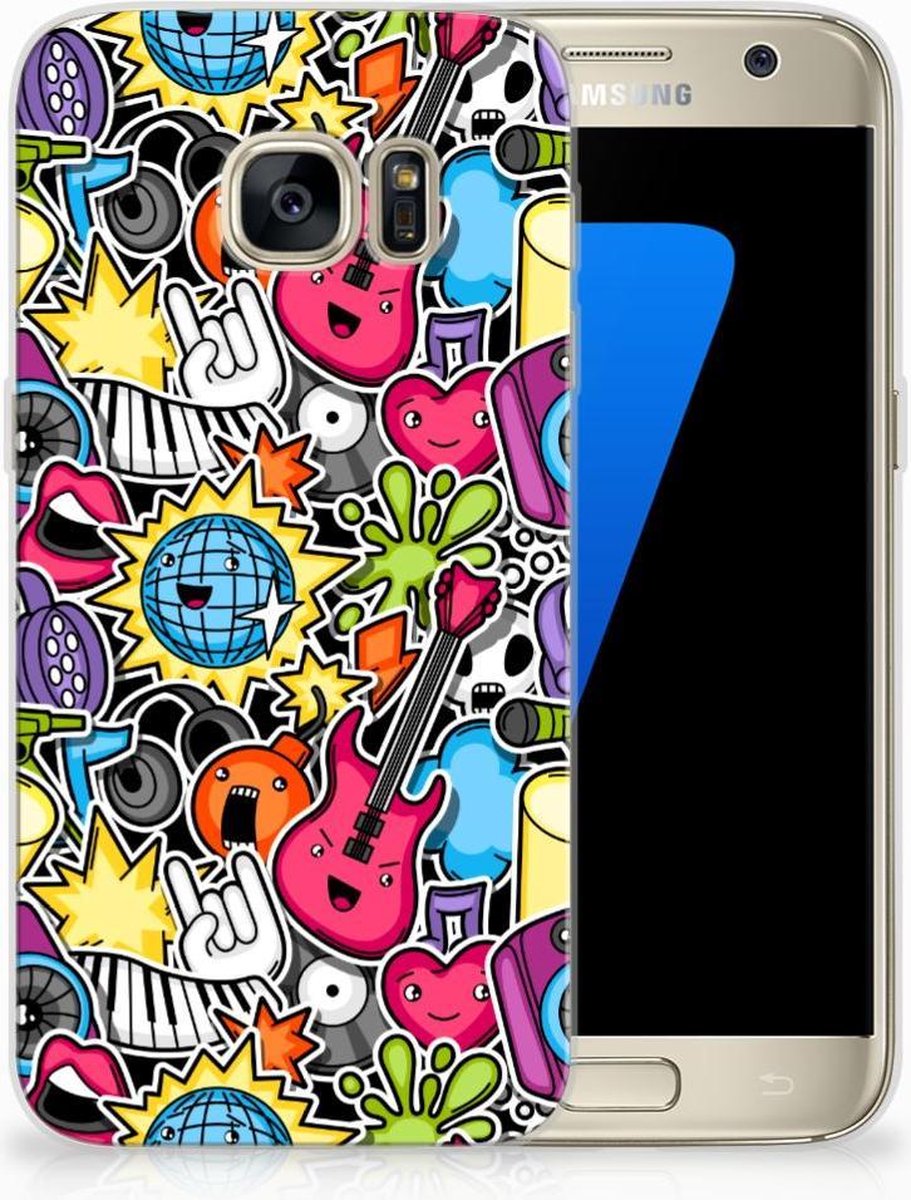 Samsung Galaxy S7 Silicone Back Cover Punk Rock