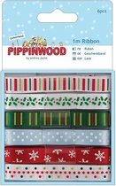 1 meter Lint (6stuks) - Pippinwood Christmas