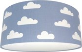 Plafondlamp Roozje - Wolken blauw - 35cm