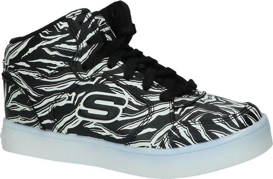 Skechers - 90606 - Hoge sneakers - Jongens - Maat 34 - Zwart;Zwarte - BLK |  bol.com