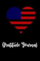 USA Heart Flag Gratitude Journal