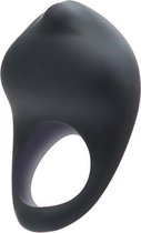 Vedo – Oplaadbare Siliconen Cockring voor Koppels met Zijdezacht Textuur en Vibratie – 8.8 cm – Zwart