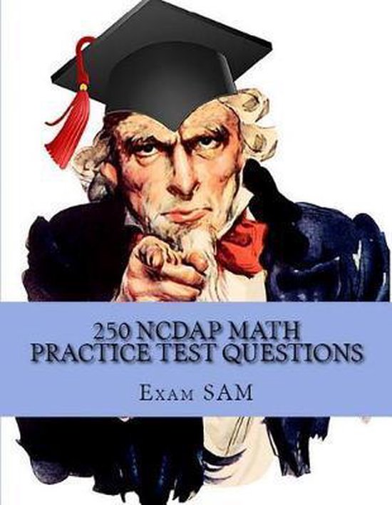 250 NCDAP Math Practice Test Questions - cover