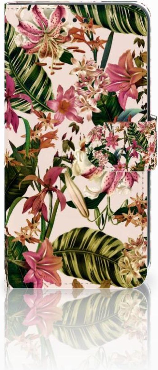 Boekhoesje voor Xiaomi Mi A2 Lite Hoesje Flowers