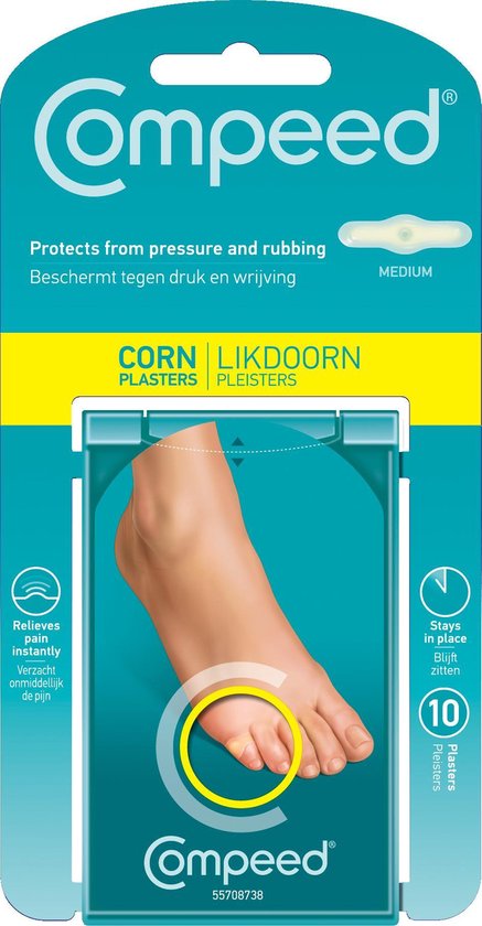 Compeed Medium – 10 stuks – Likdoornpleisters