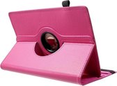 Shop4 - Lenovo Tab 3 10 Business Tablet Hoes - Rotatie Cover Lychee Roze