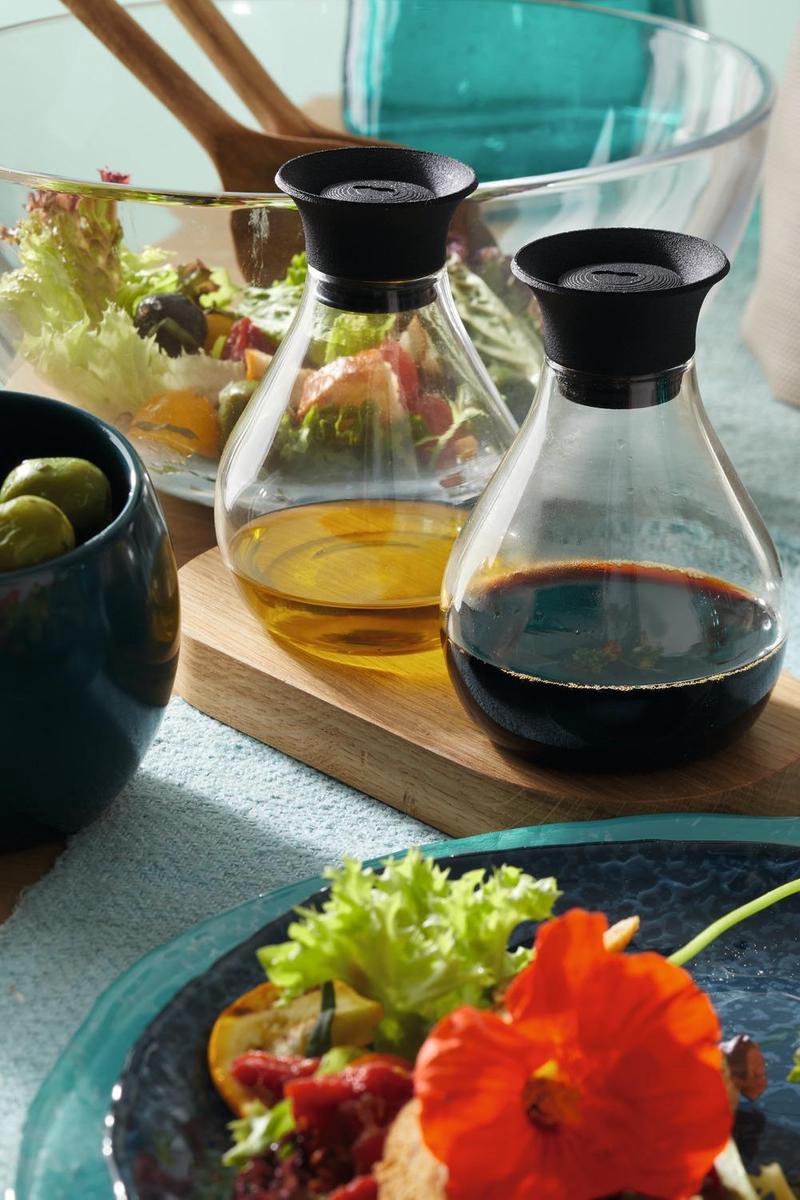 Le Creuset Aardewerken olie en azijnset in Kersenrood 18,5cm 0,24l
