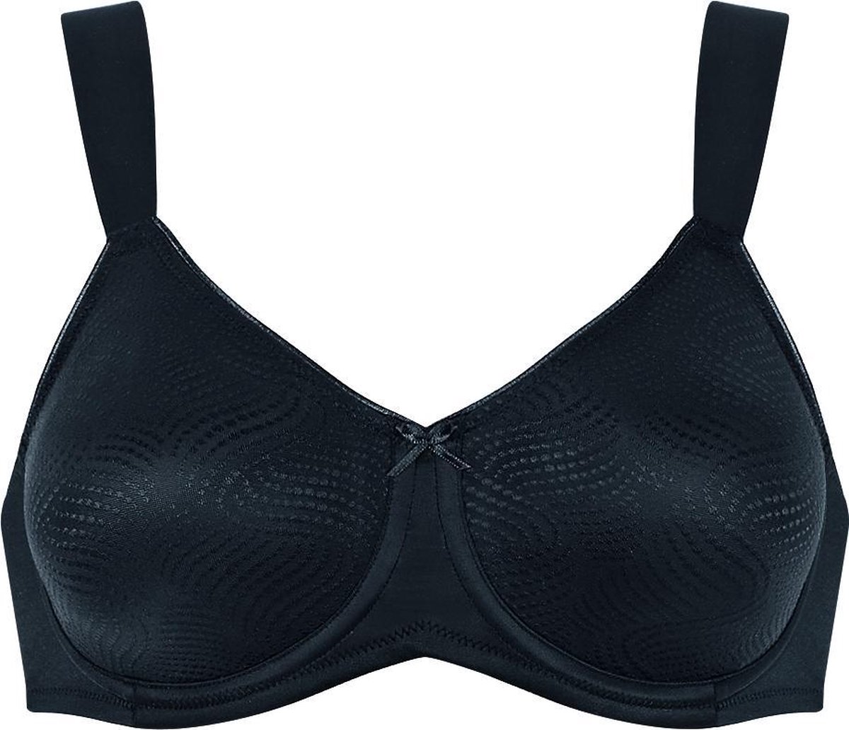 Triumph Modern zacht katoen W in elkaar grijpende beha, Zwart, 95C