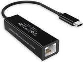 Choetech USB-C naar Gigabit Ethernet adapter 13cm - Zwart