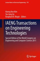 Lecture Notes in Electrical Engineering 170 - IAENG Transactions on Engineering Technologies
