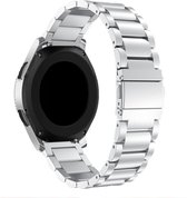 Metaal schakel bandje Zilver geschikt voor Samsung Galaxy Watch 46mm - SmartphoneClip