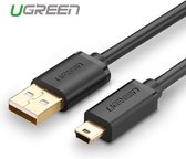 0.25 Meter USB 2.0 A Male naar Mini-USB 5 Pin Male kabel