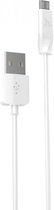 HOCO X1 Rapid USB naar Micro USB kabel 1 meter wit - voor Samsung, Huawei, etc.