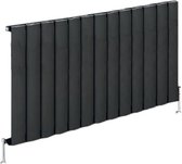 Design radiator horizontaal aluminium mat antraciet 60x123cm1369 watt- Eastbrook Malmesbury