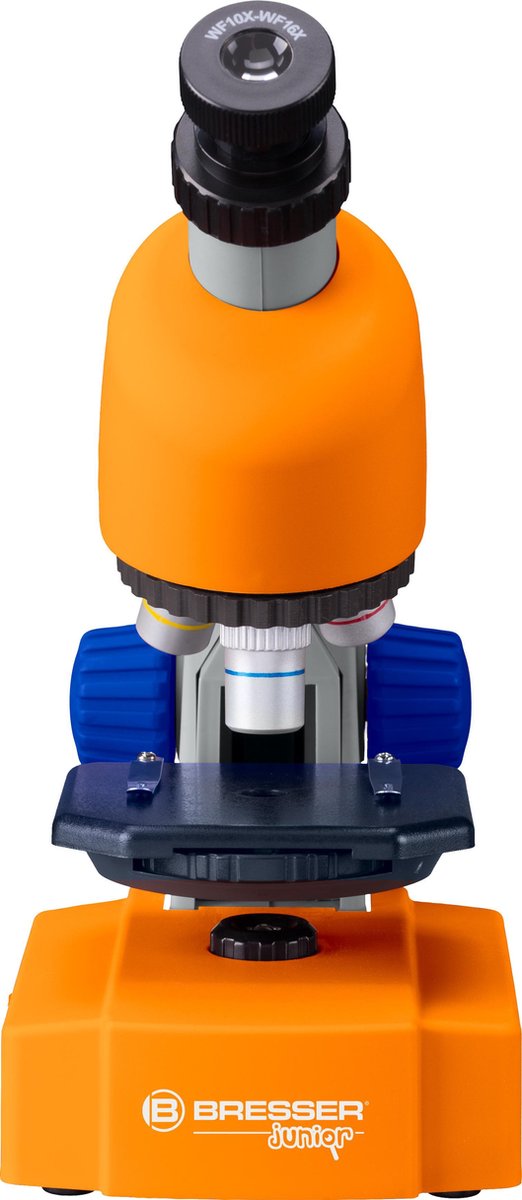 Bresser Junior Microscoop – 40x640x – Oranje – Voor Transparante Preparaten - Bresser