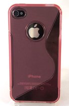 Zacht plastic backcase iphone 4/4s roze
