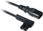 Flexson FLXP1X3M1021EU electriciteitssnoer Zwart 3 m