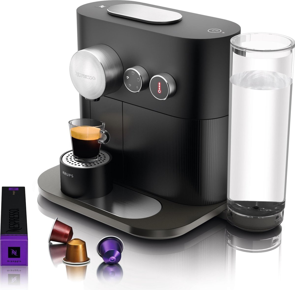 streepje media Feest Krups Nespresso Expert XN6008 - Koffiecupmachine - Off-Black | bol.com